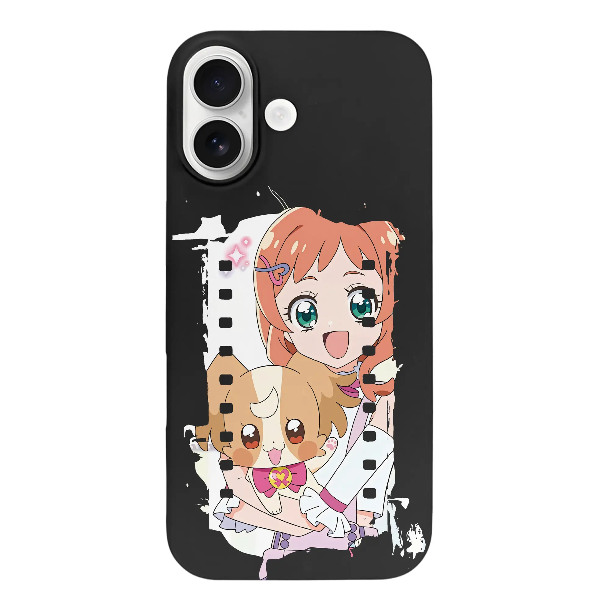 わんだふるぷりきゅあ グッズ 犬飼いろは - iPhone 17 シリーズ シリコンケース 薄型 耐衝撃 指紋防止 ソフトタッチカバー 精密フィット 傷防止 保護ケース iPhone 17/17 Air/17 Pro/17 Pro Max 対応